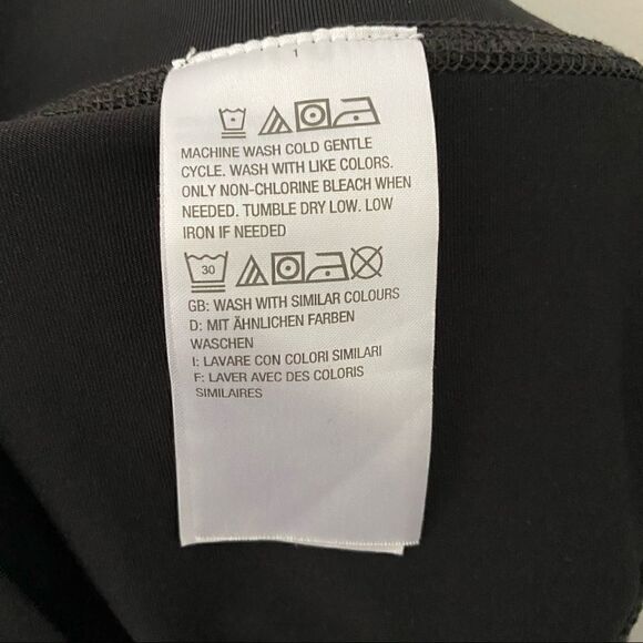 Susan Lucci Black athletic leggings Medium Petite - Picture 6 of 10